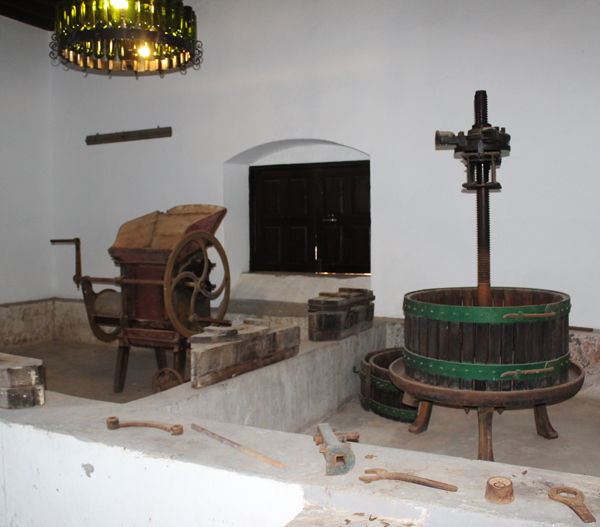 Bodegas Rubicón - attrezzature per la lavorazione del vino